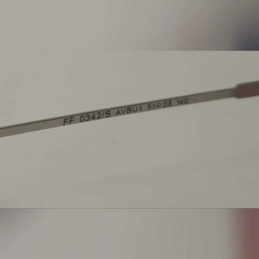 NEW Fendi Women's Sunglasses Butterfly Cut Eye Rose Silver FF0342/S 51-23-140 - Picture 5 of 16